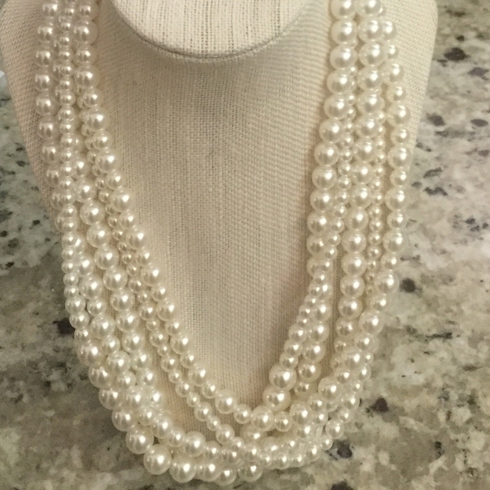 Faux Pearl Necklace